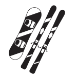 Snowboard & ski's